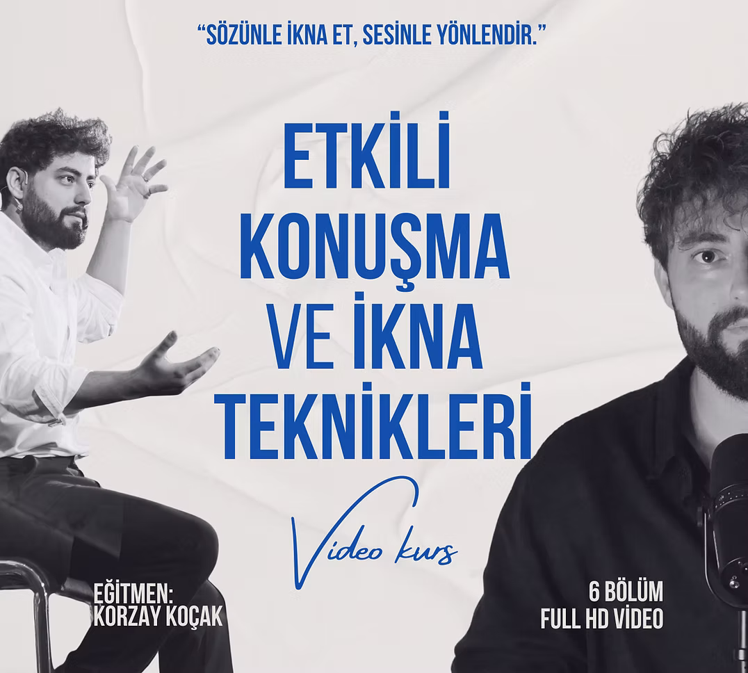 Etkili Konuşma ve İkna Teknikleri video kursu kapağı